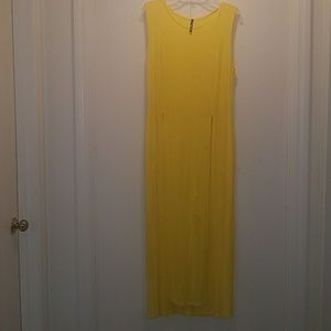 Yellow Tunic with Slits on Both Sides Size 1X